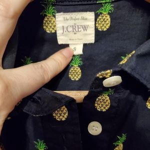 J. Crew Tops - J. Crew Pineapple Print Button Down J. Crew Tops - J. Crew Pineapple Print Button Down
